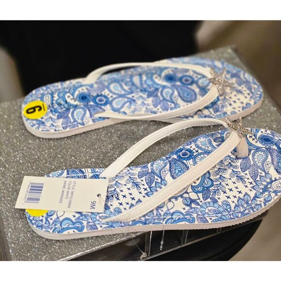 Calypso St. Barth Mariner Flip-Flop Sandals - Picture 4 of 6